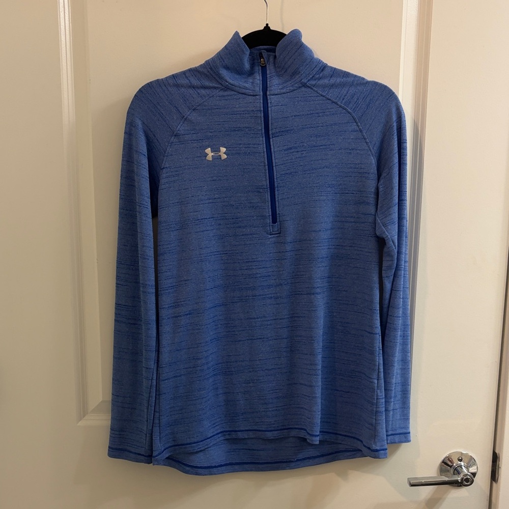 Under Armour Heathered Blue Performance Pullover